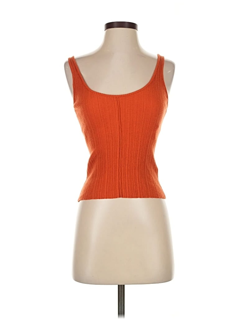 Pre-owned Zara Pullover Sweater In Orange