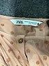 Zara Polka Dots Brown Long Sleeve Blouse Size XS - photo 7