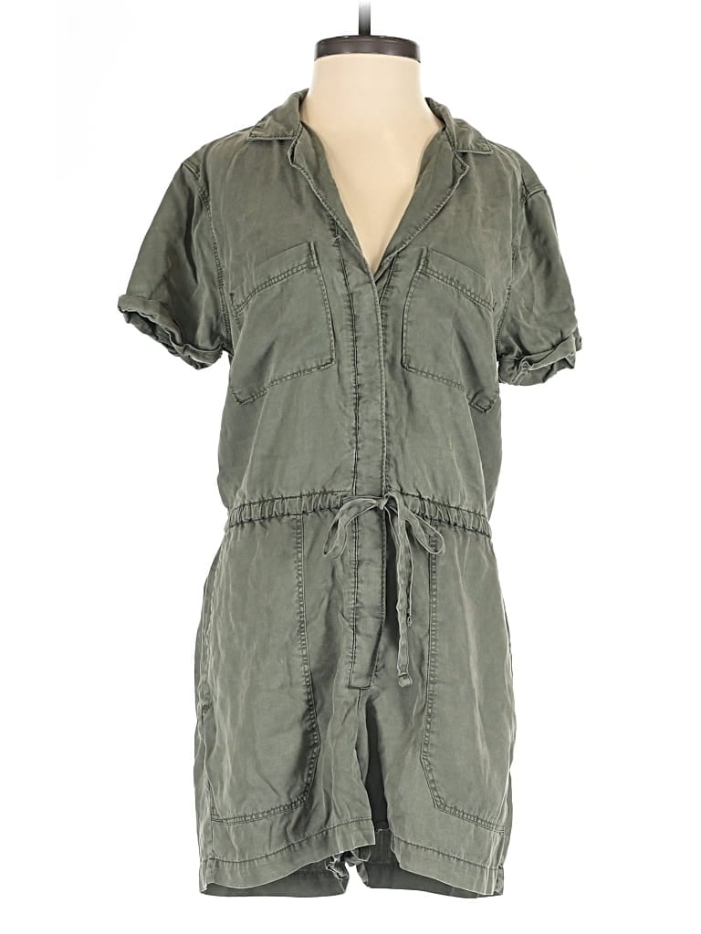Pre-owned Abercrombie & Fitch Romper In Green