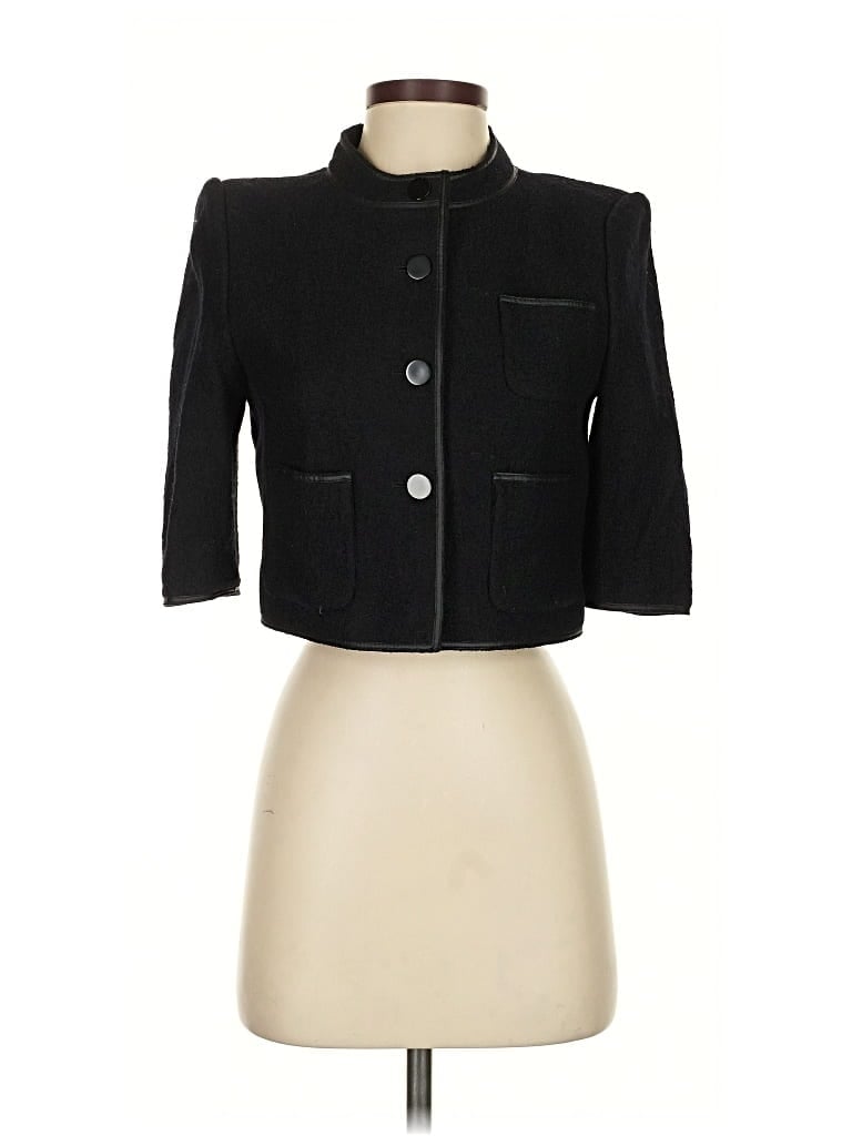 Pre-owned Bcbgmaxazria Cardigan Sweater In Black