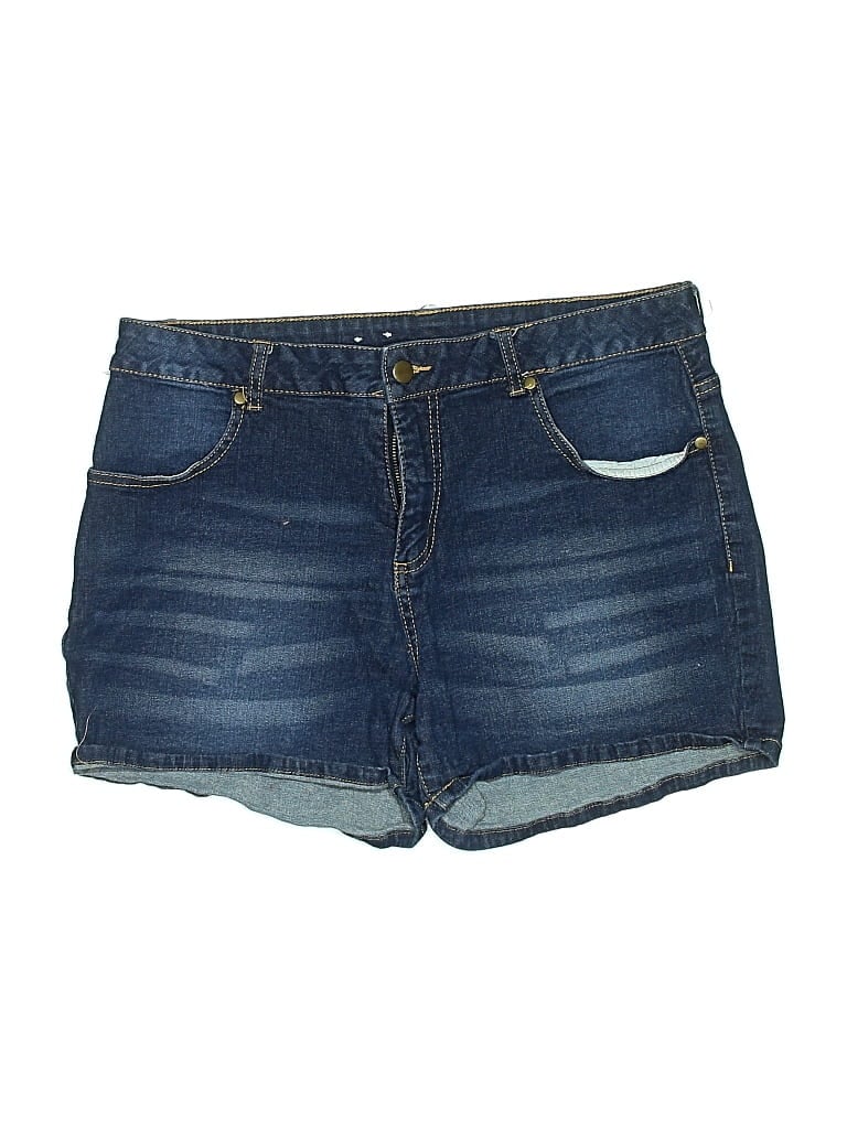 Pre-owned Serra Denim Shorts In Blue