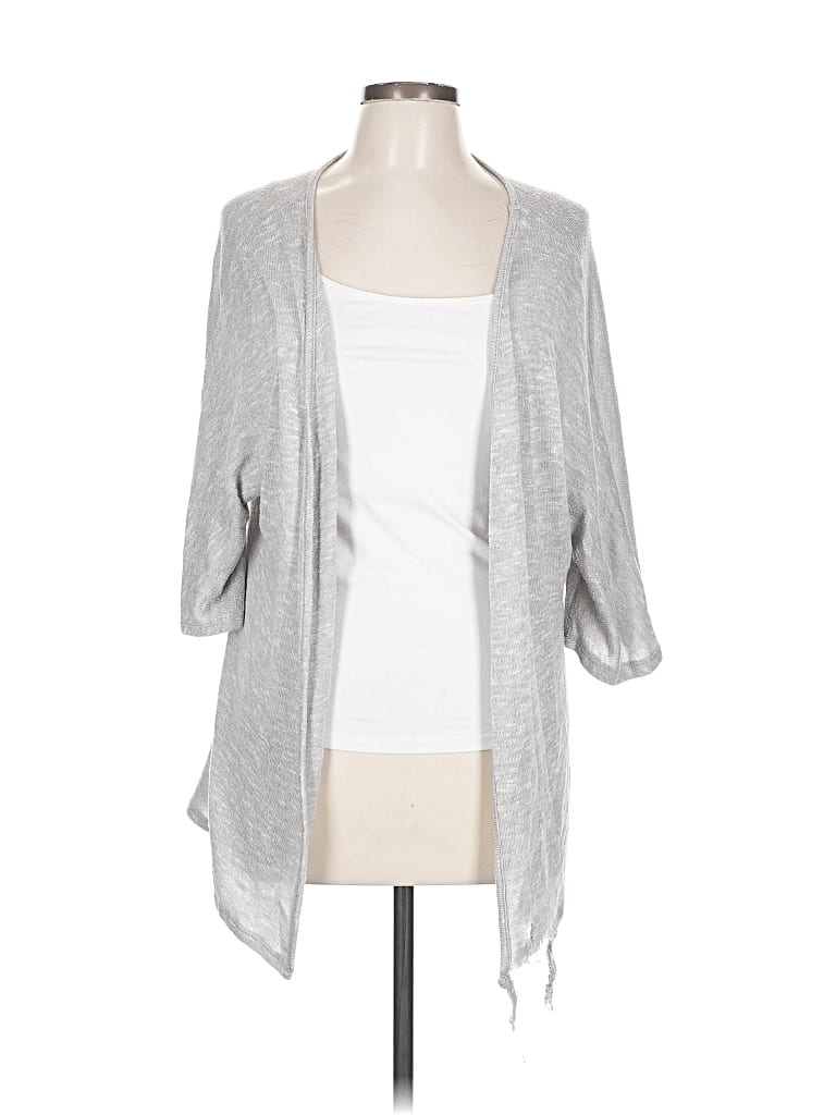 Pre-owned Loveappella Cardigan Sweater In Silver