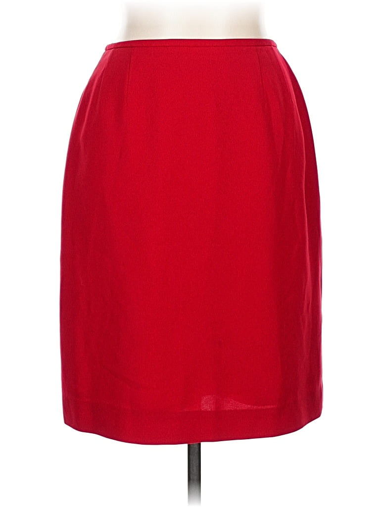 Pre-owned Tahari Formal Skirt In Red
