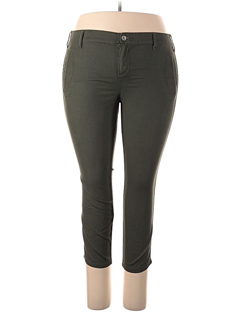 Pre-owned Torrid Casual Pants In Green