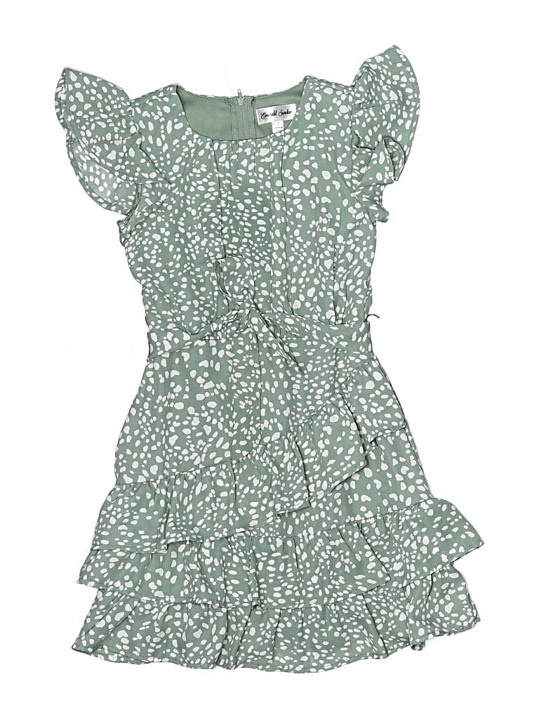 Pre-owned Emerald Sundae Kids' Dress In Green
