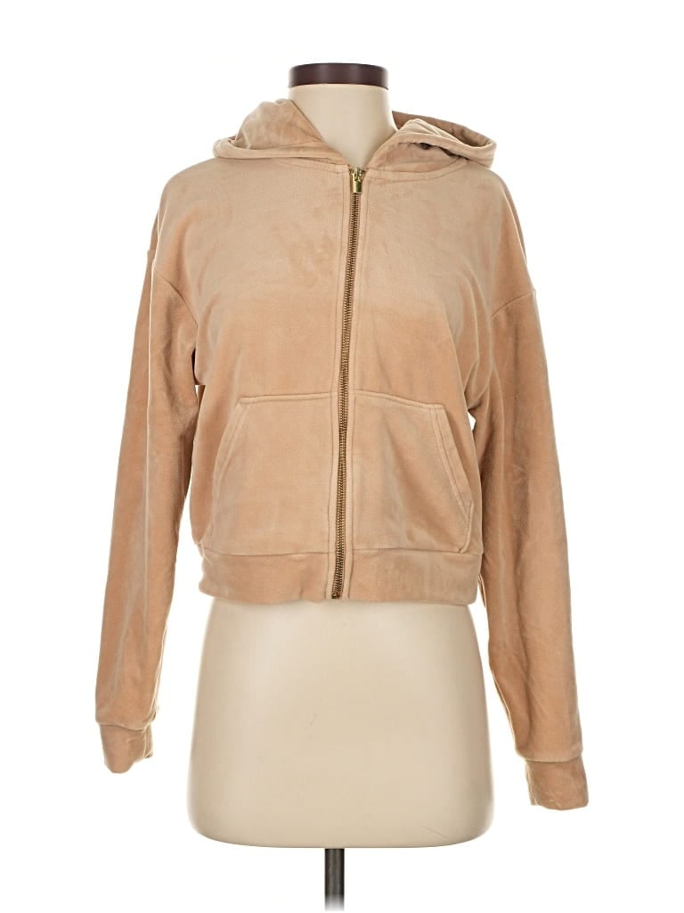 Pre-owned Express Jacket In Brown