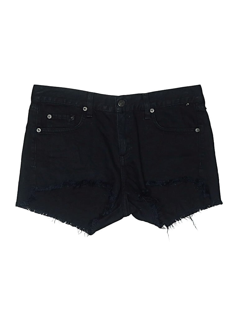 Pre-owned Rag & Bone Denim Shorts In Black