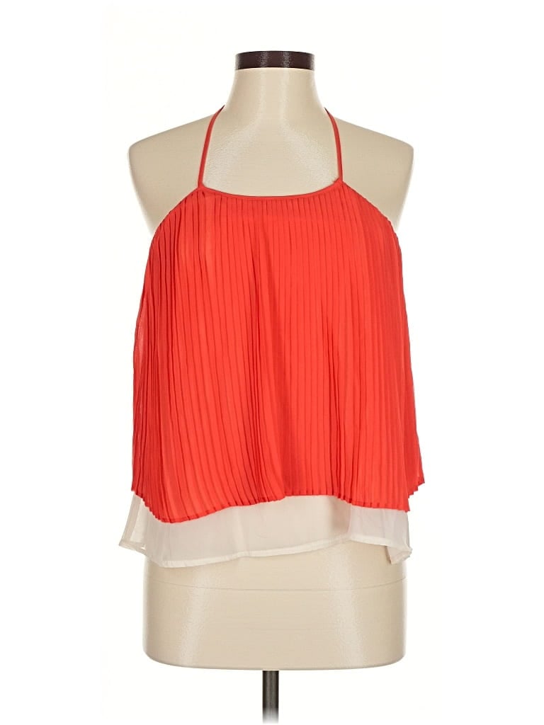 Pre-owned Ya Los Angeles Sleeveless Blouse In Orange