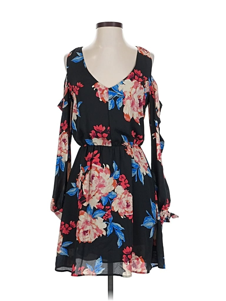 Pre-owned Charles Henry Casual Dress In Black