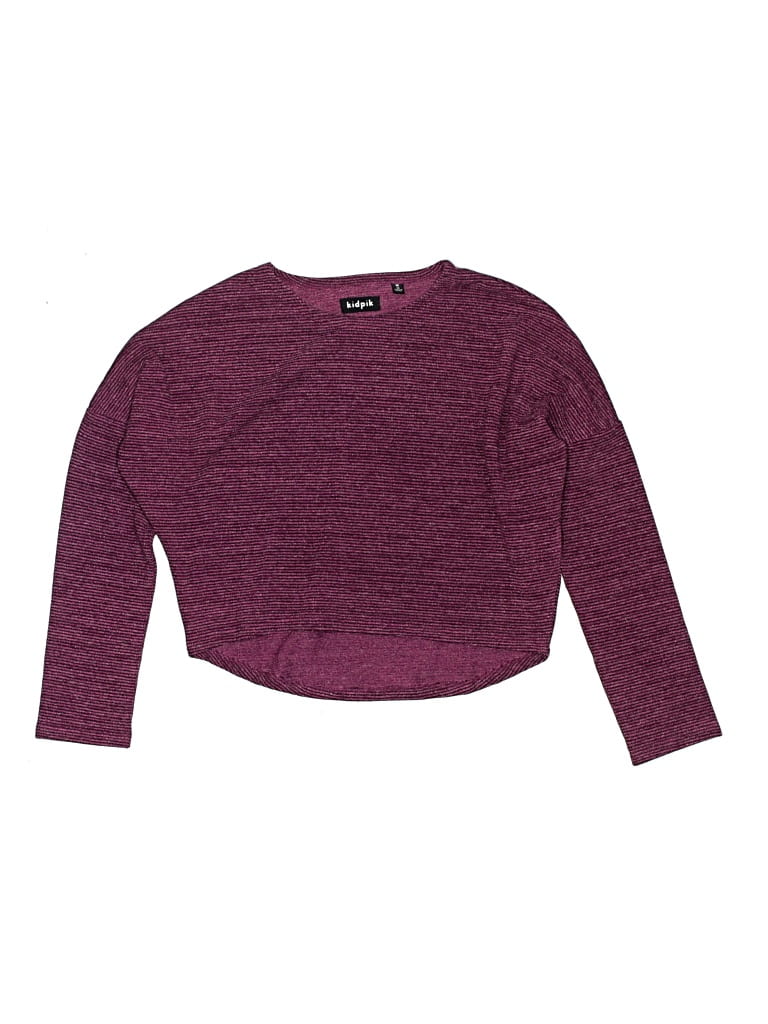 Pre-owned Kidpik Kids' Pullover Sweater In Burgundy