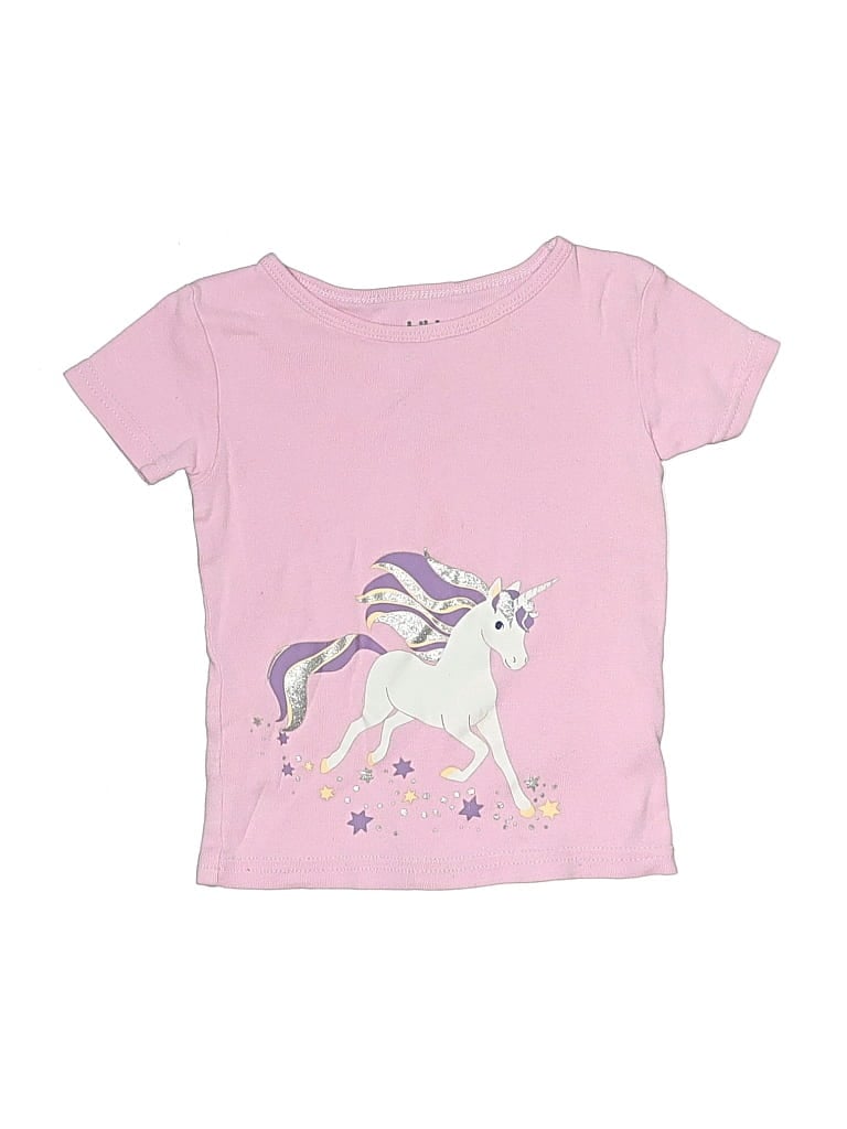 Pre-owned Child Of Mine By Carter's Kids' Short Sleeve T-shirt In Pink