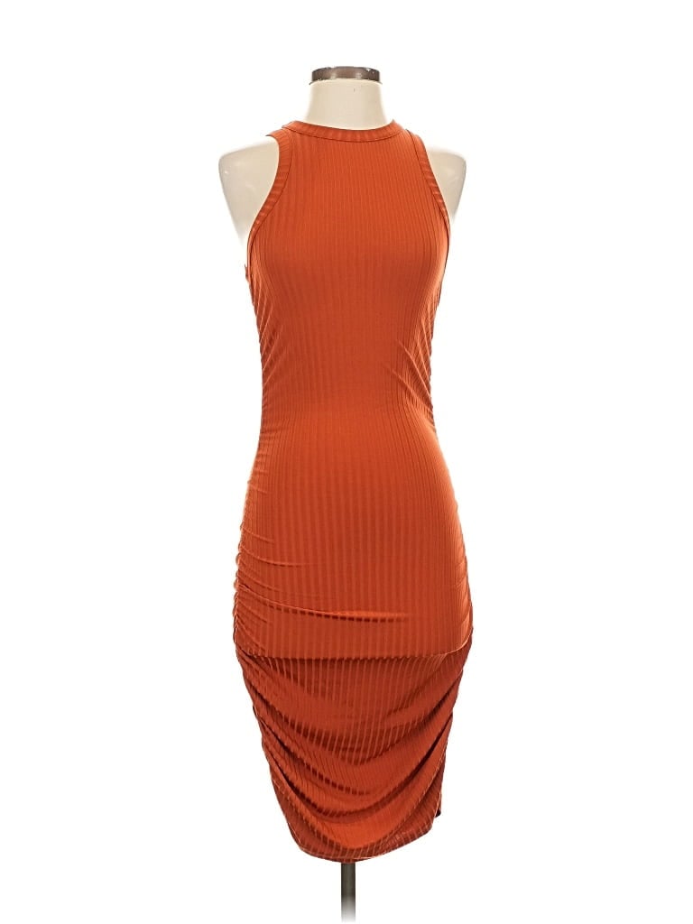 Pre-owned Shein Cocktail Dress In Orange