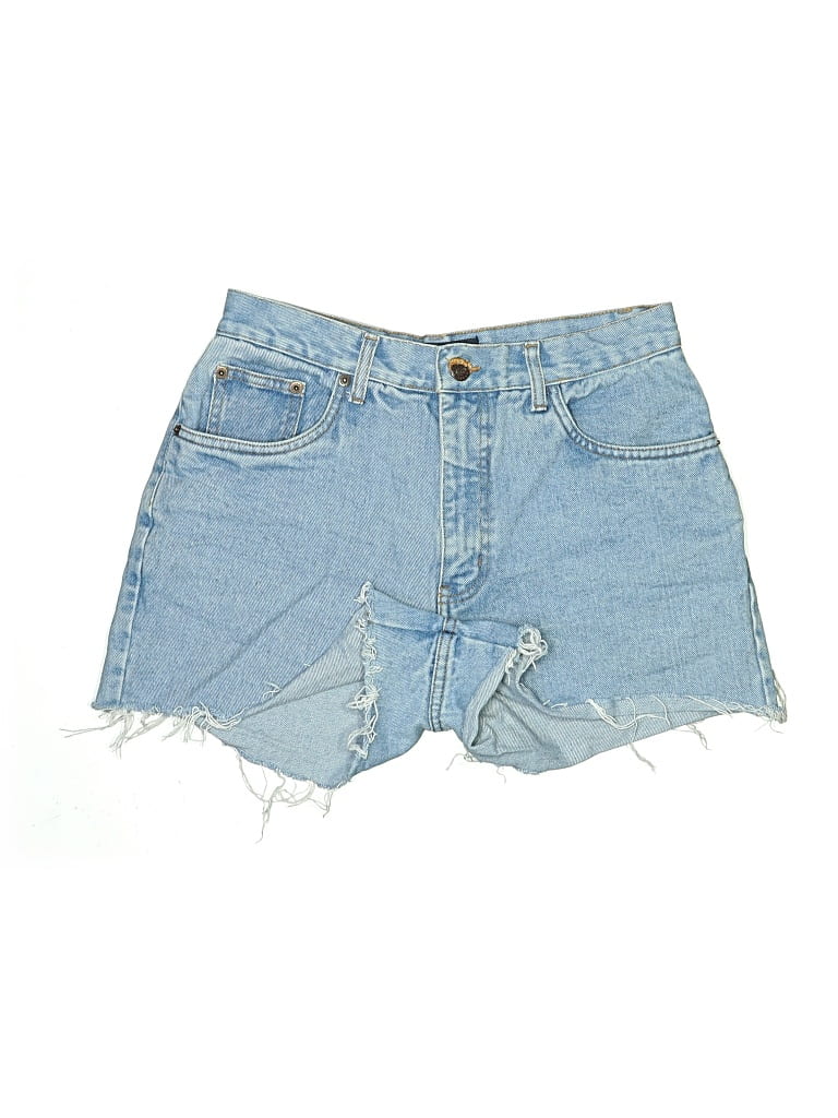 Pre-owned Bill Blass Denim Shorts In Blue