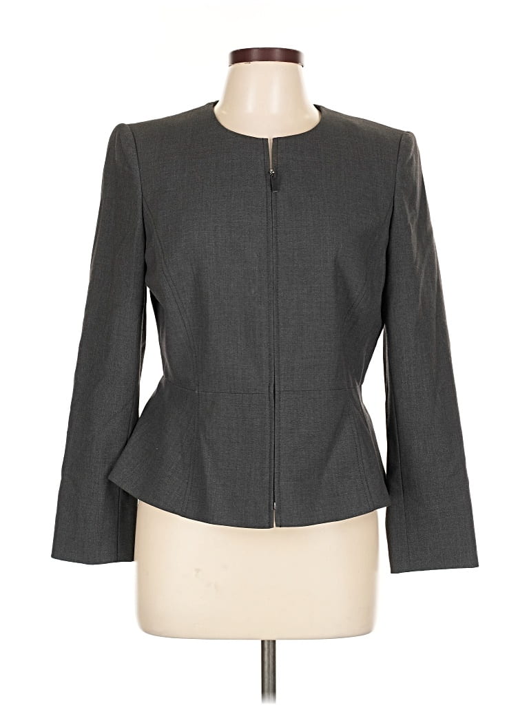 Pre-owned Tahari By Asl Jacket In Gray