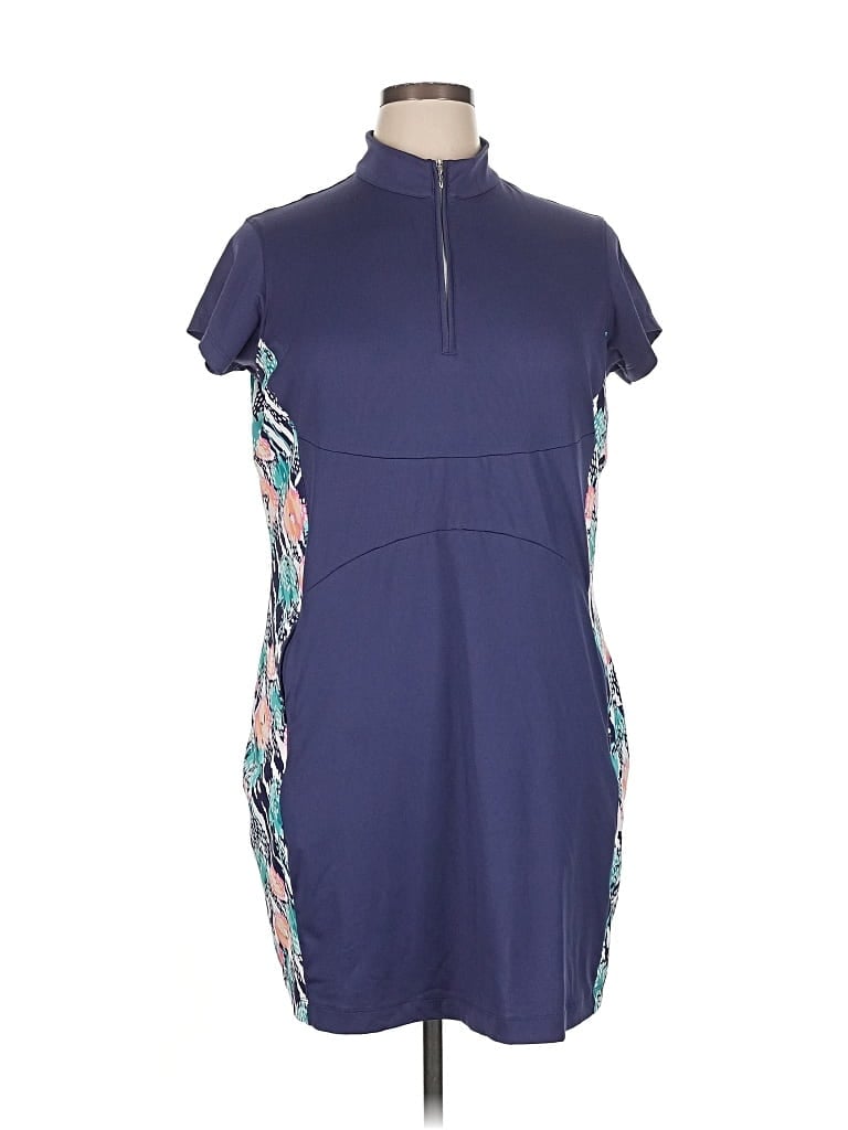 Pre-owned Pebble Beach Casual Dress In Blue