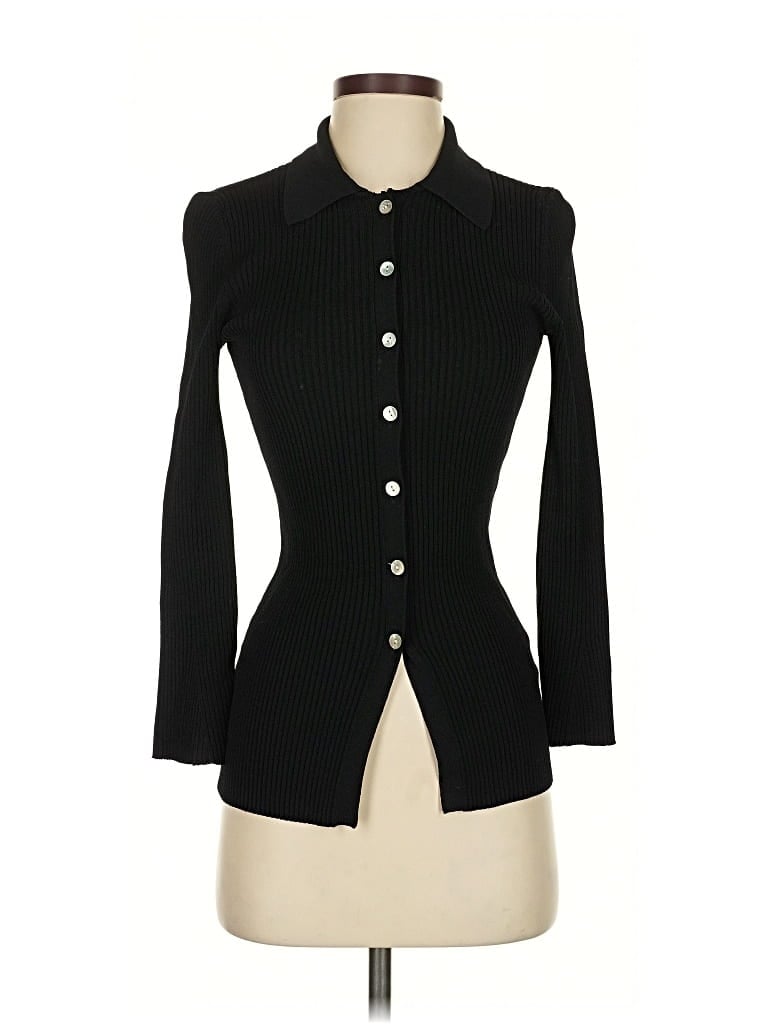 Pre-owned Le Ore Cardigan Sweater In Black