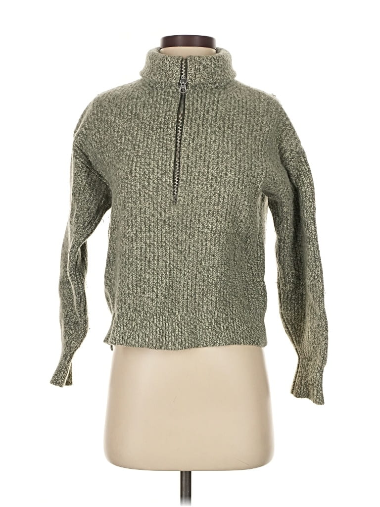 Pre-owned Everlane Wool Pullover Sweater In Green