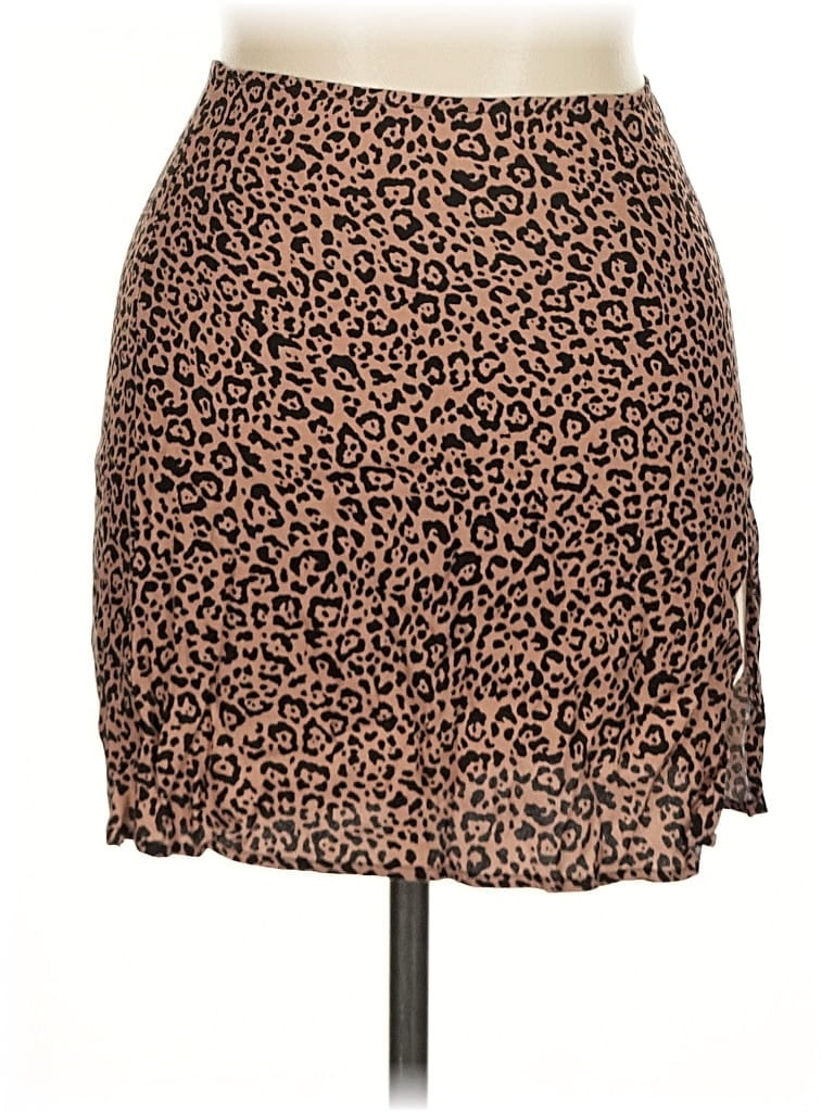 Pre-owned Reformation Casual Skirt In Brown