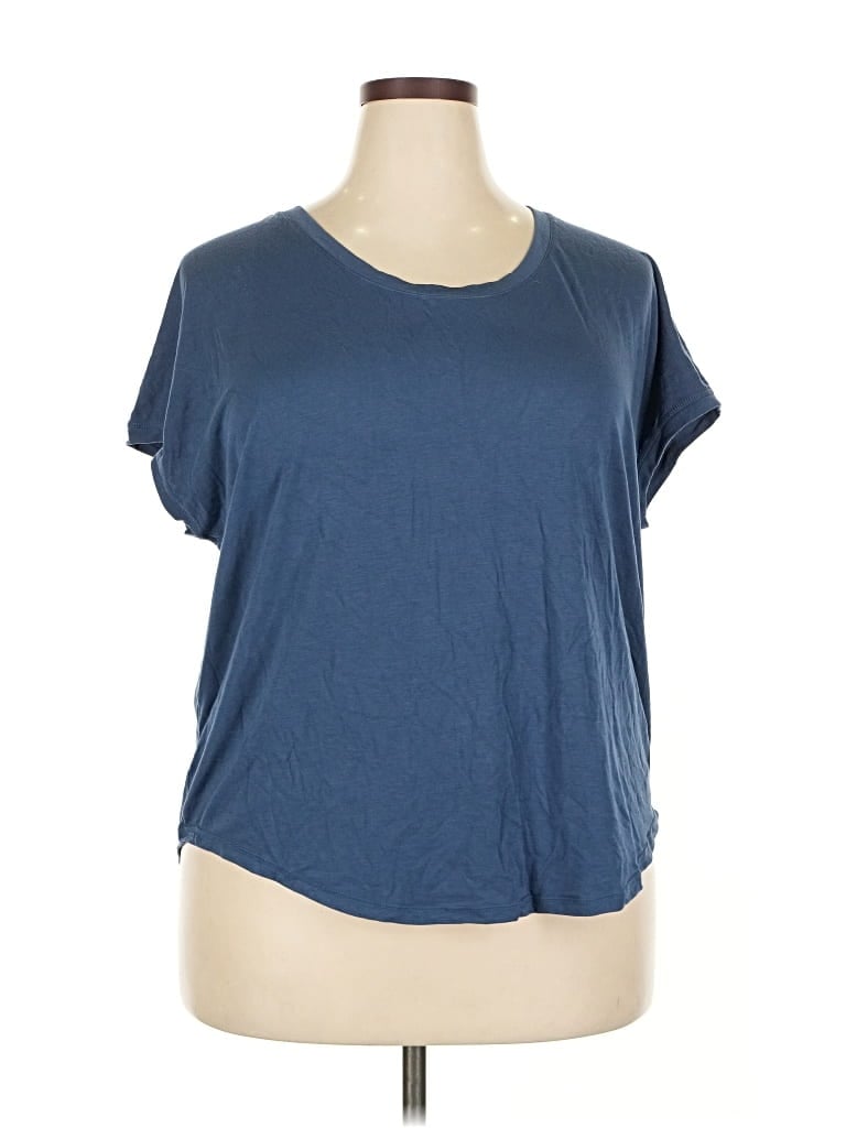 Pre-owned Mondetta Short Sleeve T-shirt In Blue