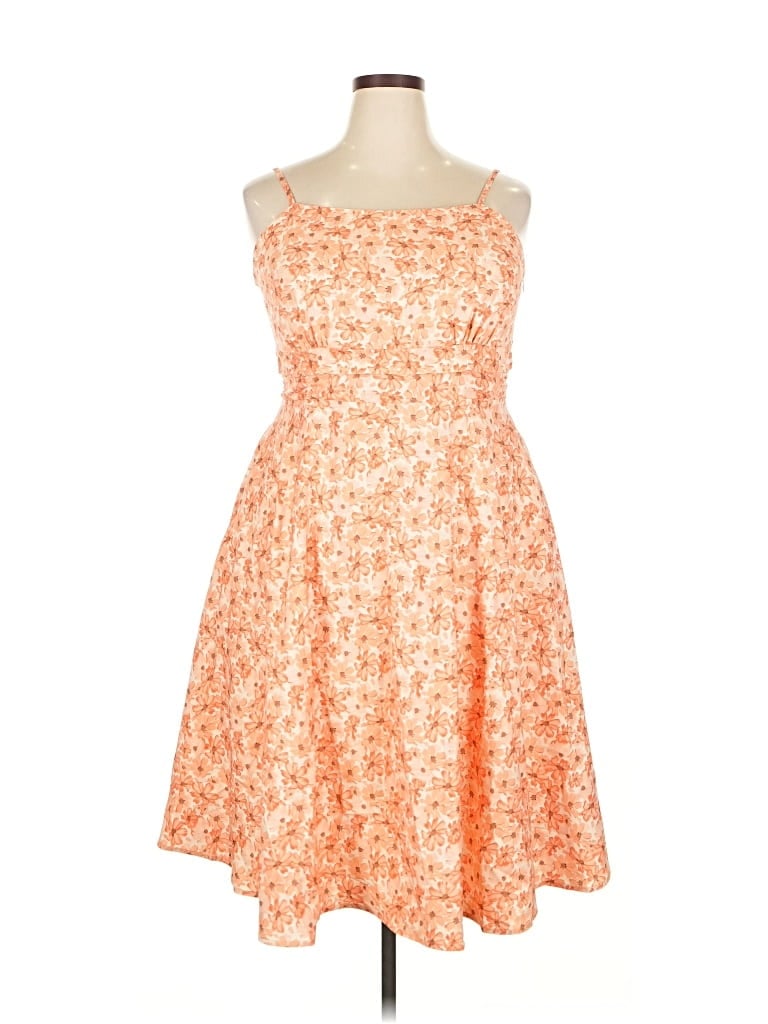 Pre-owned Belle Poque Cocktail Dress In Orange