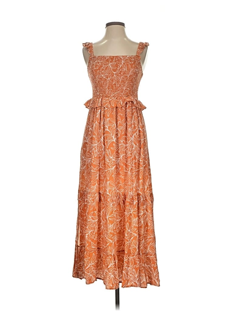 Pre-owned Aaron & Amber Casual Dress In Orange