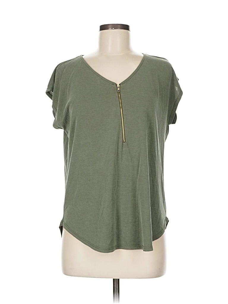 Pre-owned Green Envelope Short Sleeve T-shirt In Green