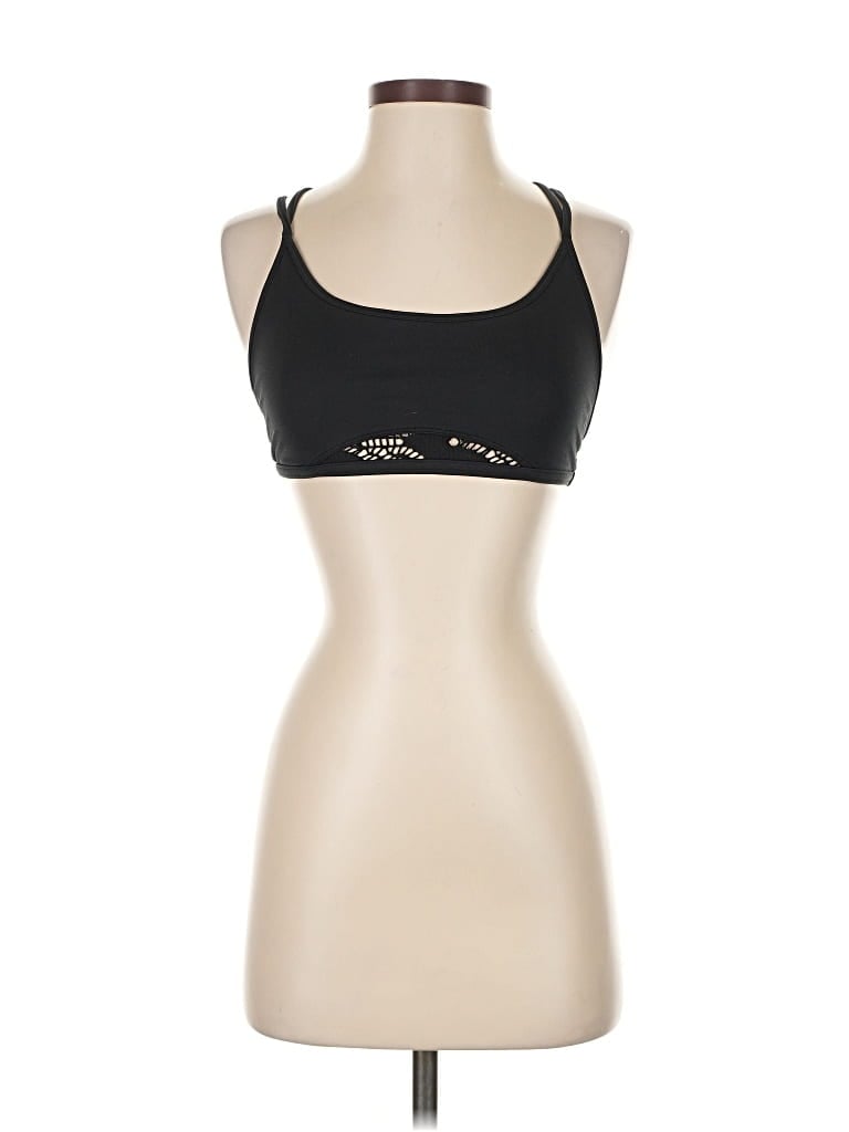 Pre-owned Hollister Sports Bra In Black