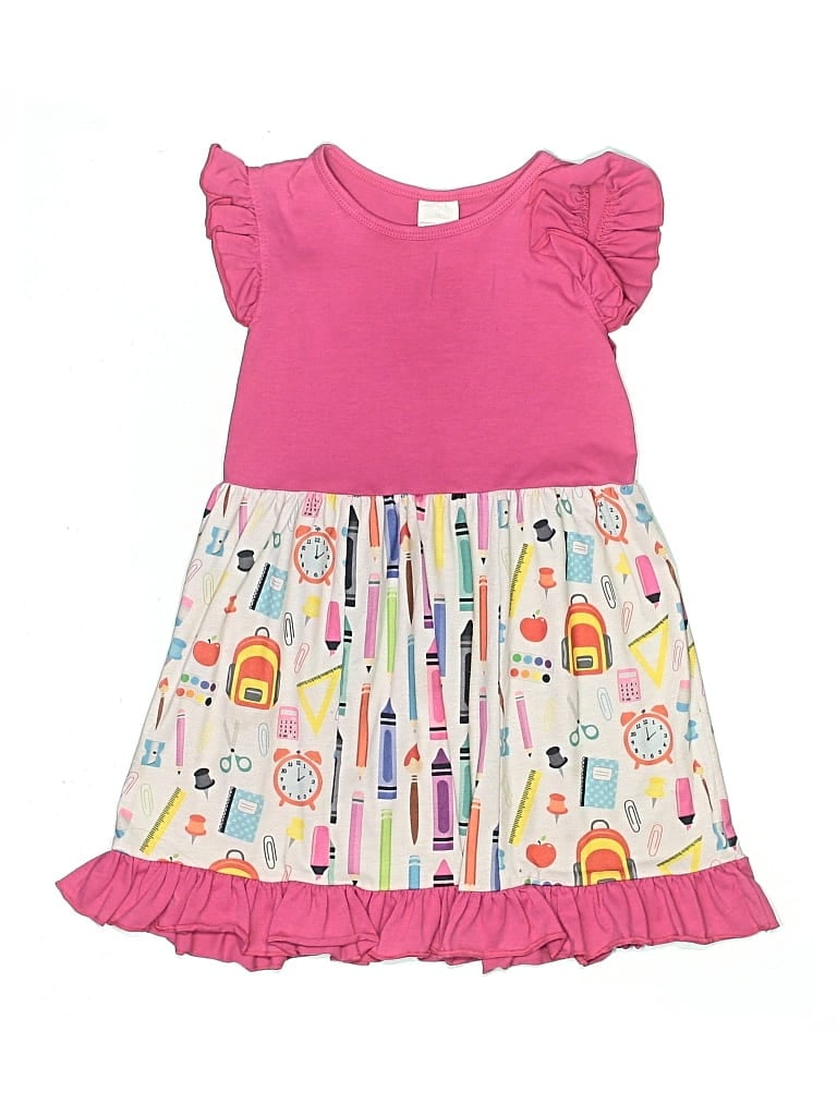 Pre-owned Unbranded Kids' Dress In Pink