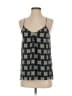 Madewell 100% Silk Black Gray Sleeveless Silk Top Size 0 - photo 1