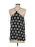 Madewell 100% Silk Black Gray Sleeveless Silk Top Size 0 - photo 2
