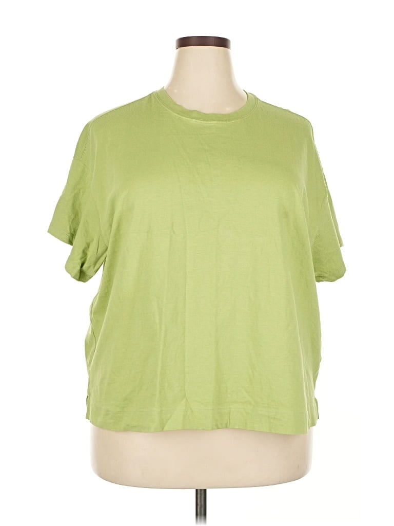 Pre-owned Old Navy Short Sleeve T-shirt In Green