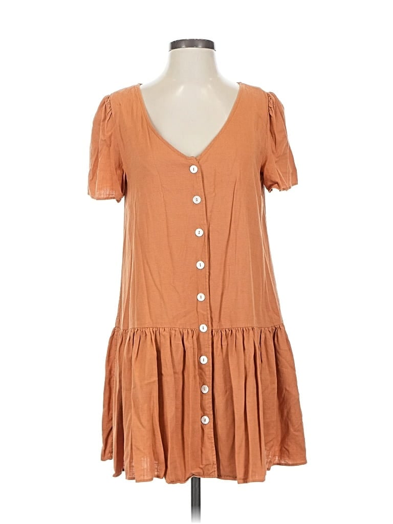 Pre-owned Urban Outfitters Casual Dress In Brown