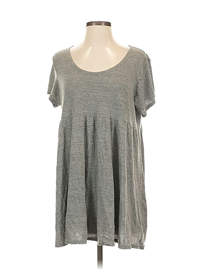 Pre-owned American Apparel Short Sleeve T-shirt In Gray
