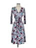 Leota Print Gray Cocktail Dress Size XS - photo 1