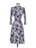 Leota Print Gray Cocktail Dress Size XS - photo 2