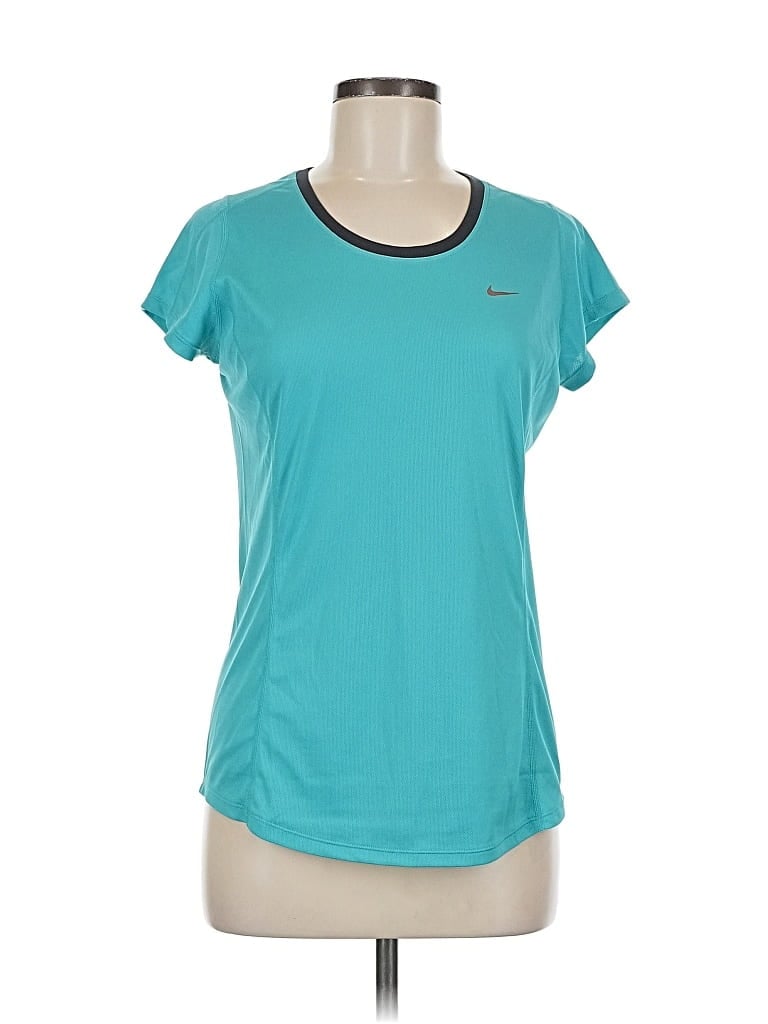 Pre-owned Nike Active T-shirt In Blue