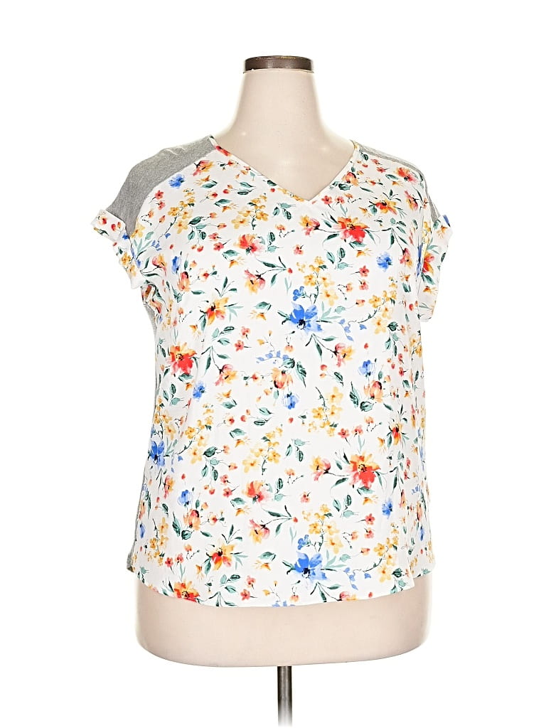 Pre-owned Fortune + Ivy Sleeveless T-shirt In White