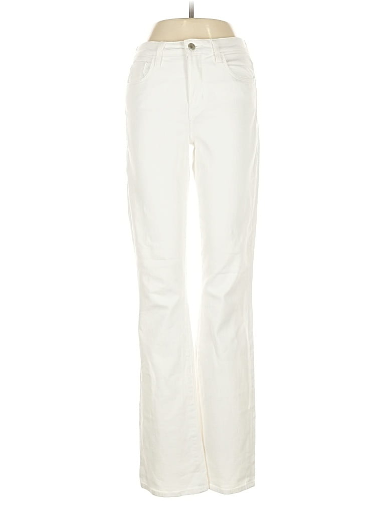 Pre-owned L'agence Casual Pants In White