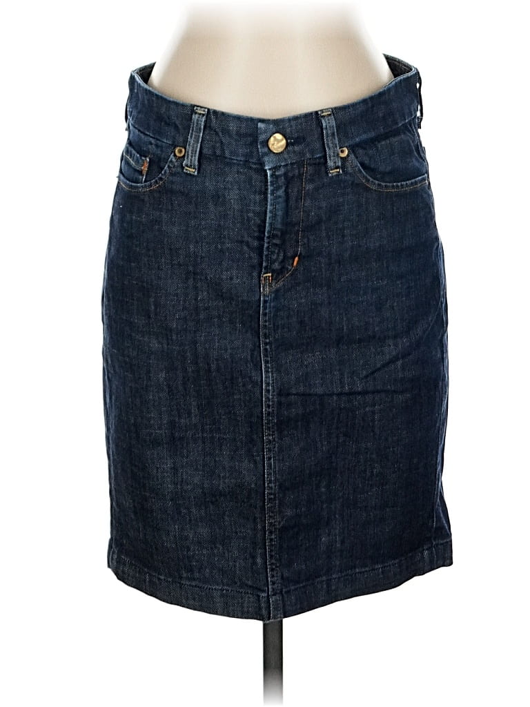Pre-owned Citizen Of Humanity Denim Skirt In Blue