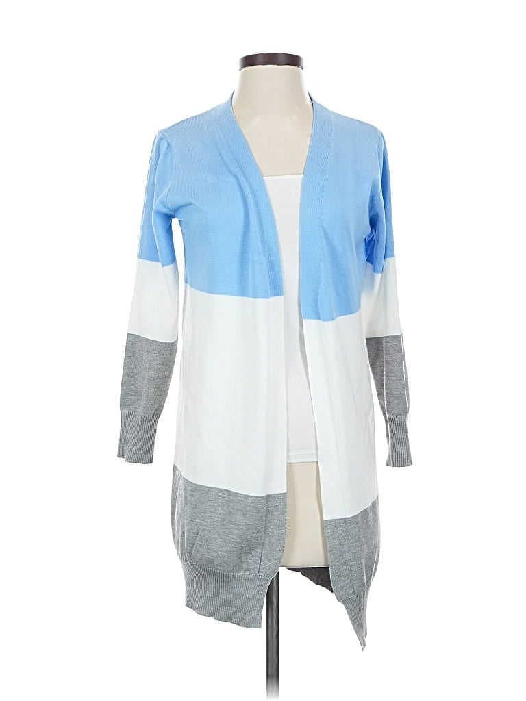 Pre-owned Unbranded Cardigan Sweater In Blue