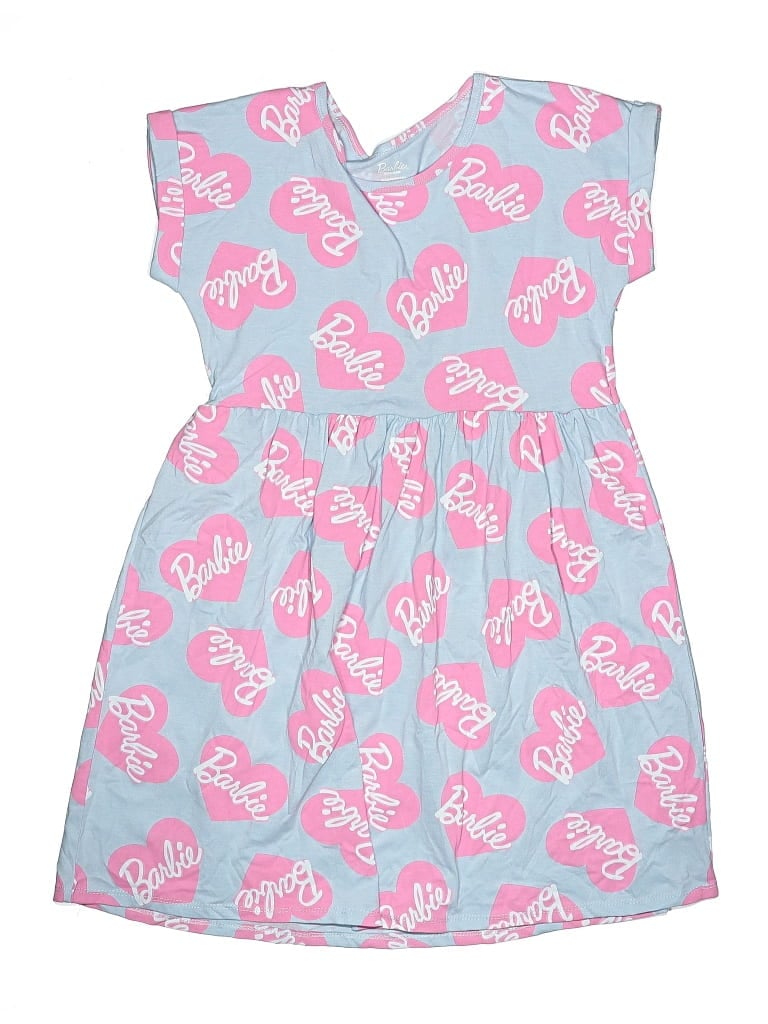 Pre-owned Barbie Kids' Dress In Blue