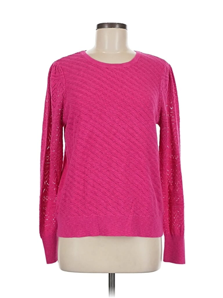 Pre-owned Style & Co Pullover Sweater In Pink