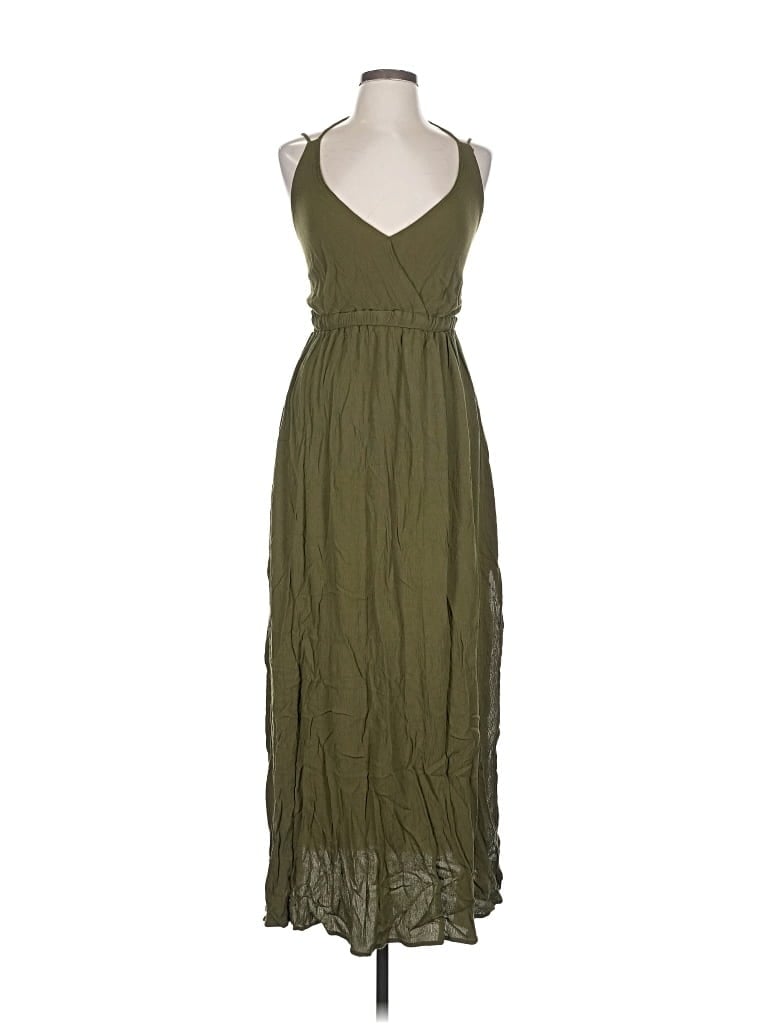 Pre-owned Lulus Casual Dress In Green