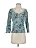 Sigrid Olsen Paisley Blue Pullover Sweater Size S (petite) - photo 1
