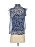 J by Joie 100% Polyester Blue Sleeveless Blouse Size XS - photo 2
