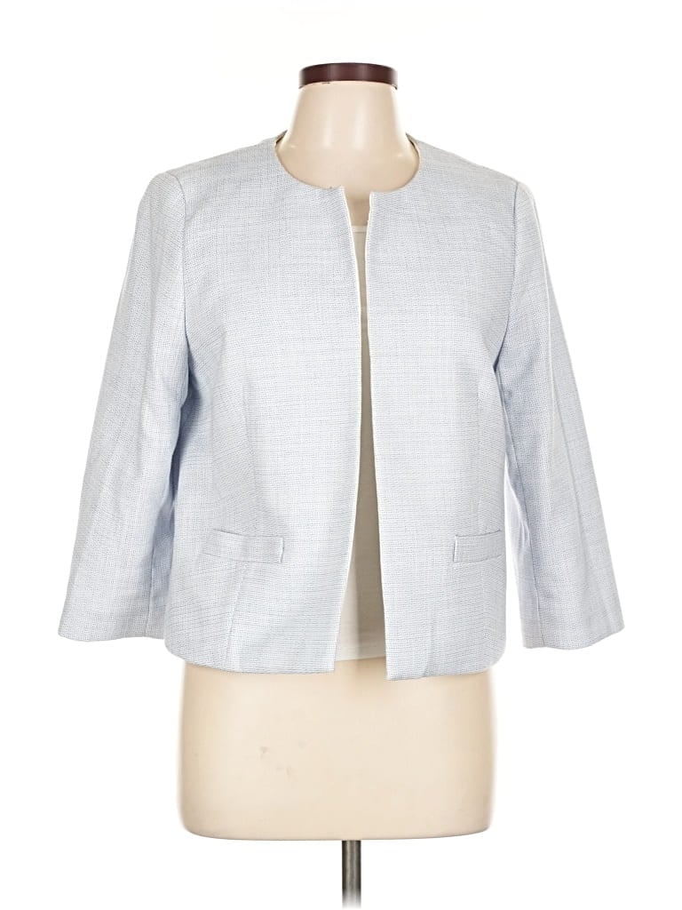 Pre-owned Talbots Blazer Jacket In Blue