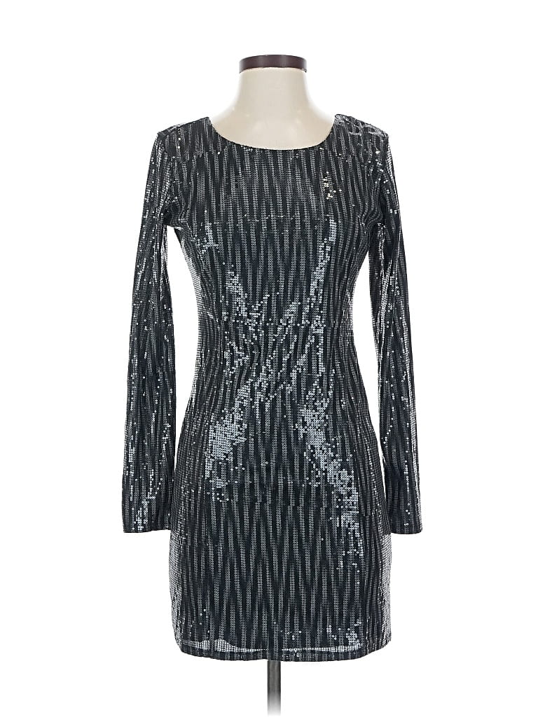 Pre-owned G By Guess Cocktail Dress In Silver