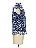 J by Joie 100% Polyester Blue Sleeveless Blouse Size XS - photo 4
