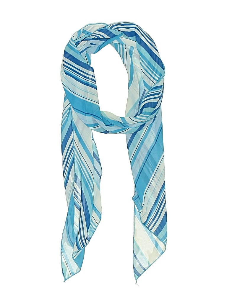 Pre-owned Unbranded Scarf In Blue