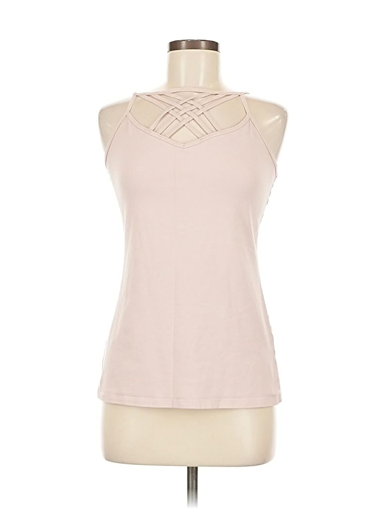 Pre-owned Maurices Tank Top Pink Halter Neckline Tops